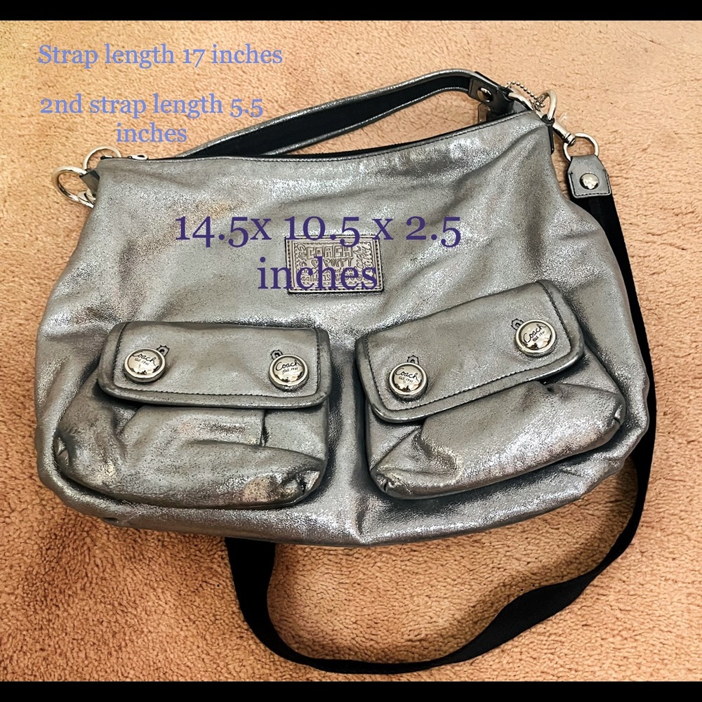 Gray Coach fabric
